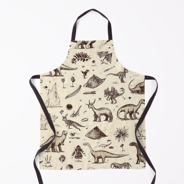 Item preview, Fossil-themed dinosaur illustrations with elegant details designed and sold by Piotrek0001.