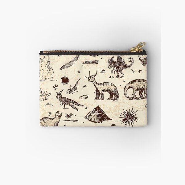 Item preview, Fossil-themed dinosaur illustrations with elegant details designed and sold by Piotrek0001.