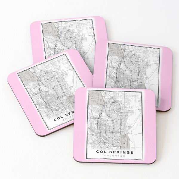 Item preview, Minimalist Colorado Springs Map designed and sold by Tamas Das.