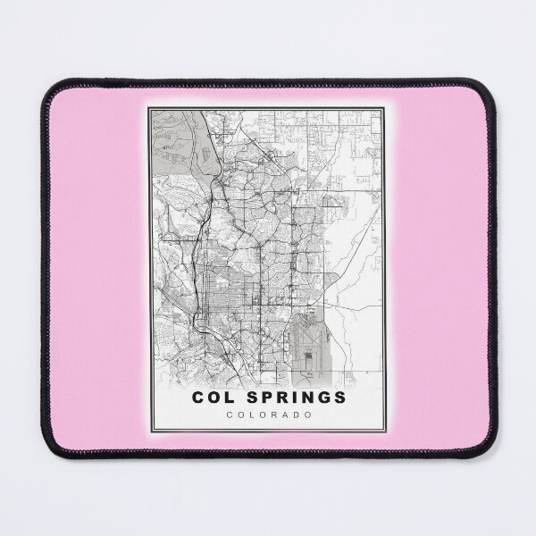 Item preview, Minimalist Colorado Springs Map designed and sold by Tamas Das.