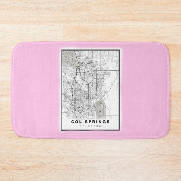 Item preview, Minimalist Colorado Springs Map designed and sold by Tamas Das.
