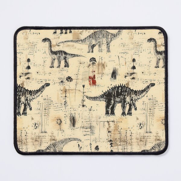 Item preview, Dinosaur patterns blending realism and playful charm designed and sold by Piotrek0001.