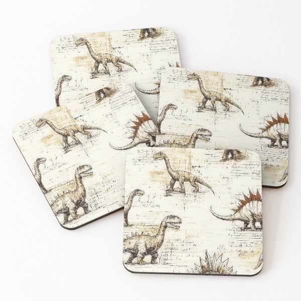 Item preview, Earth-toned dinosaur art with unique illustrations designed and sold by Piotrek0001.
