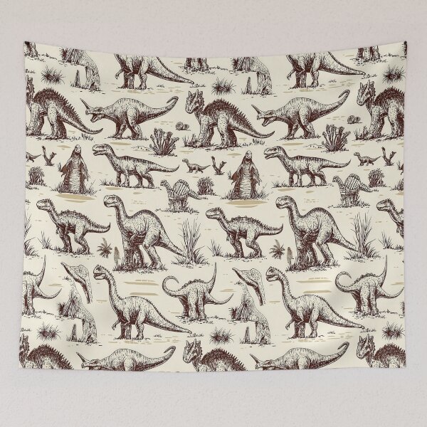 Item preview, Ancient themes reimagined with artistic dinosaur designs designed and sold by Piotrek0001.