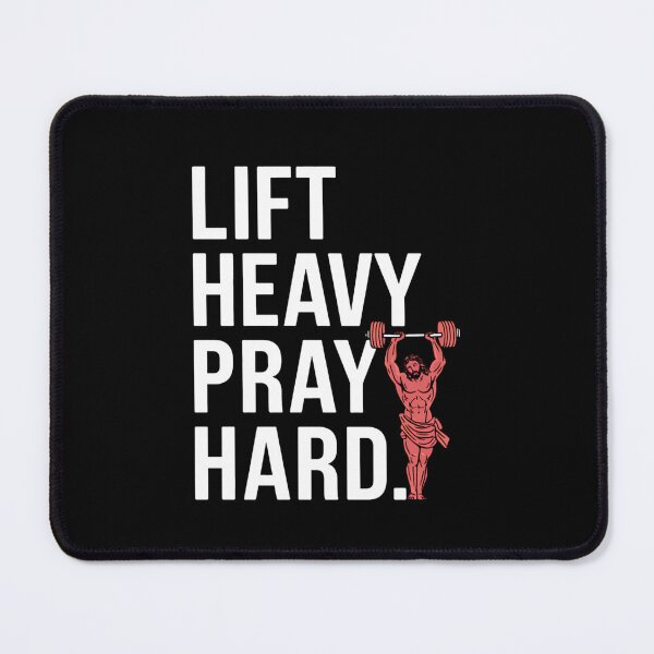 Item preview, Lift Heavy Pray Hard Christian Fitness Gym designed and sold by Karsten Stier.
