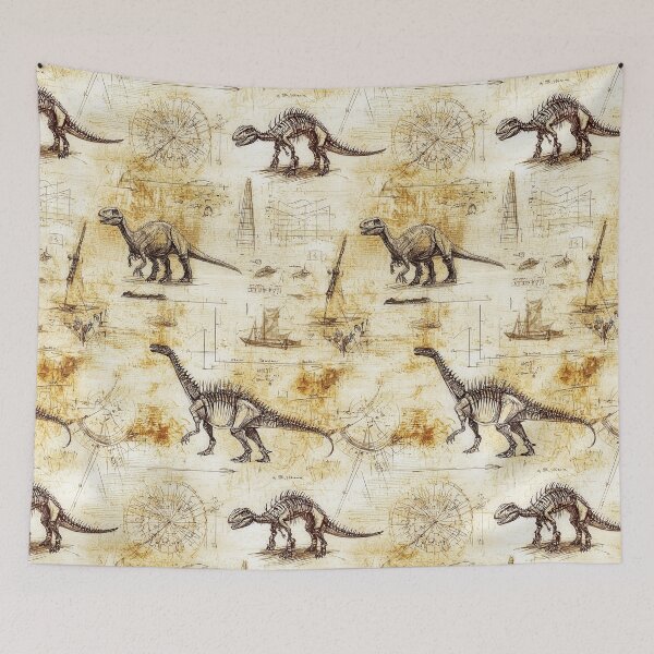 Item preview, Detailed dinosaur illustrations with bold graphic appeal designed and sold by Piotrek0001.