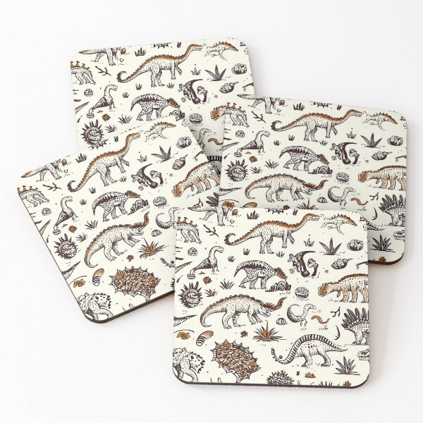 Item preview, Whimsical prehistoric creatures in eye-catching styles designed and sold by Piotrek0001.