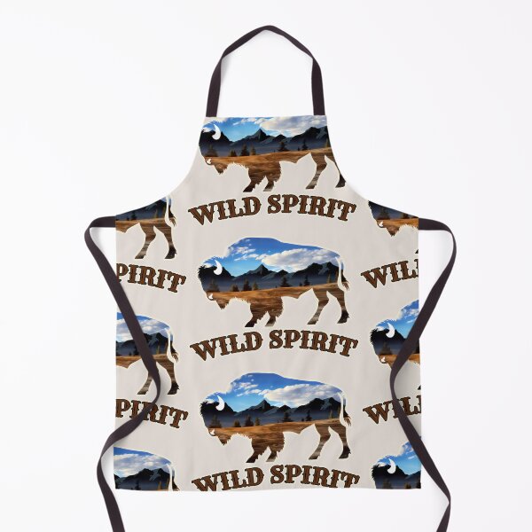 Item preview, Wild Spirit: Bison’s Silhouette in Nature’s Color Symphony designed and sold by SplashTastic.