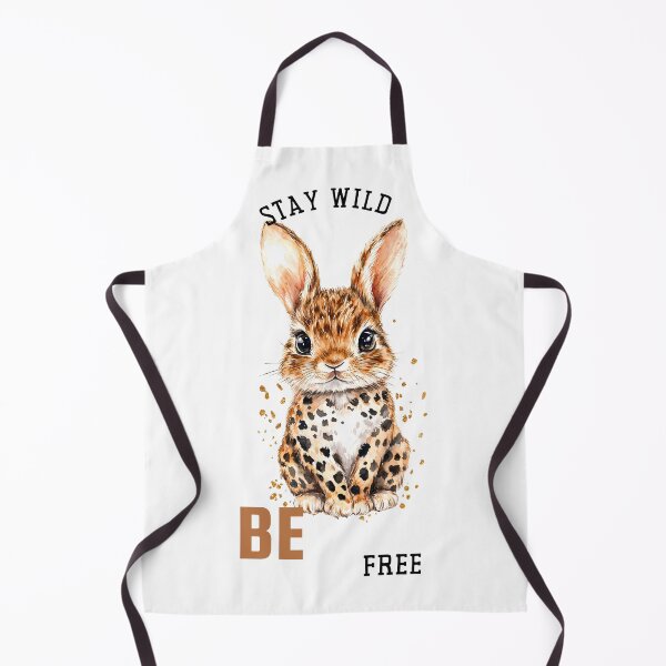 Item preview, Cute Leopard Patterned Bunny Illustration Adorable Bunny with Leopard Print Design designed and sold by Anastasiia Yurevych.