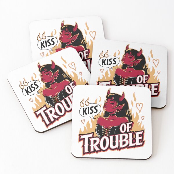 Item preview, kiss of trouble designed and sold by rajdigitalarts.