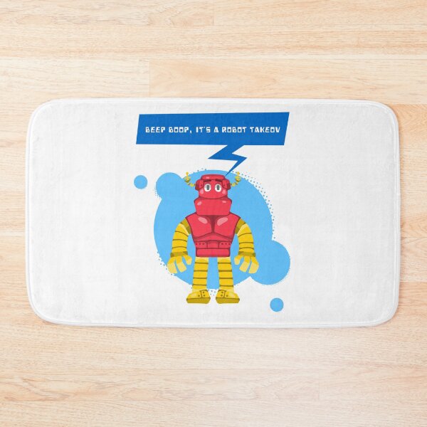 Item preview, Beep Boop. It's A Robot Takeover designed and sold by crazydotdesigns.