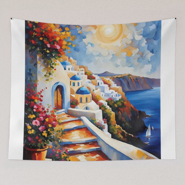 Item preview, Flowers in Santorini Collection by shs_kenya  designed and sold by Shs-Kenya.