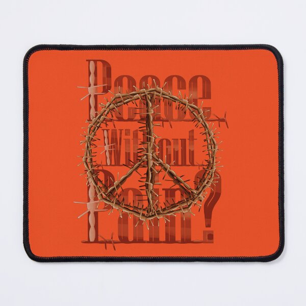 Item preview, Barbed Wire Peace - PEACE without Pain - No Background designed and sold by joanstratton.