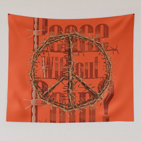 Item preview, Barbed Wire Peace - PEACE without Pain - No Background designed and sold by joanstratton.