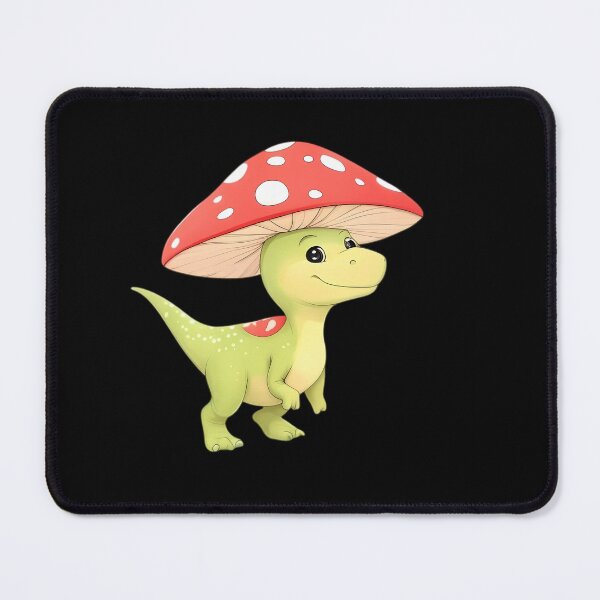 Item preview, Dinosaur in a Mushroom Cap designed and sold by Linework Studio.