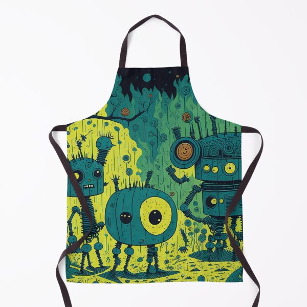 Item preview, 3 robots in the forrest designed and sold by KiraChie.
