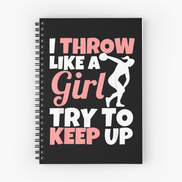 Item preview, I Throw Like A Girl Discus Throwing Track And Field Discus designed and sold by DoodleUrban.