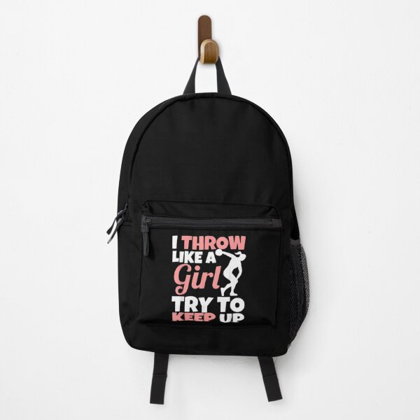 Item preview, I Throw Like A Girl Discus Throwing Track And Field Discus designed and sold by DoodleUrban.