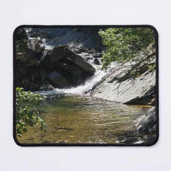 Item preview, Small Cascade on a Mountain Stream with Forested Banks designed and sold by Georgia Mizuleva.