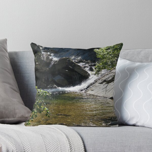 Item preview, Small Cascade on a Mountain Stream with Forested Banks designed and sold by Georgia Mizuleva.