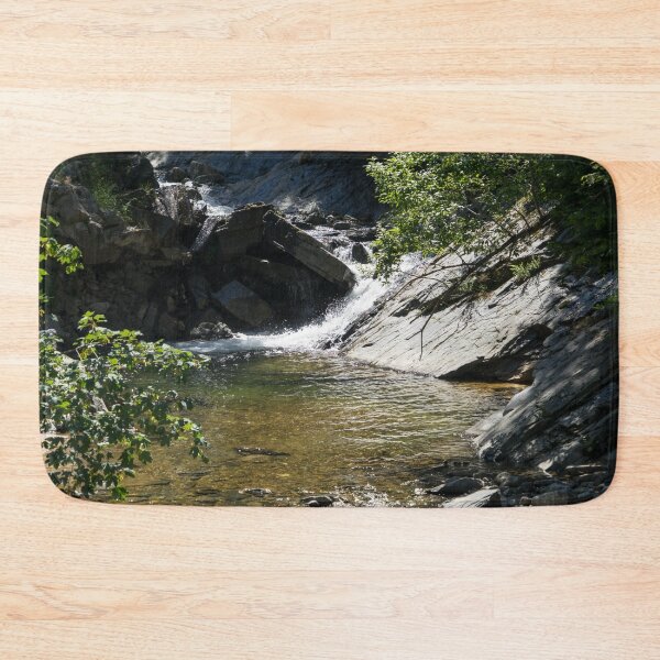 Item preview, Small Cascade on a Mountain Stream with Forested Banks designed and sold by Georgia Mizuleva.