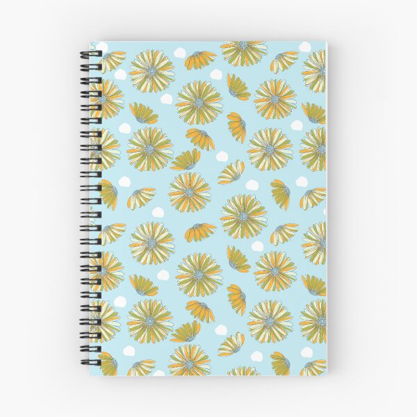 Item preview, Retro Inspired Yellow and Green Daisy Print designed and sold by JBeeDesigns.