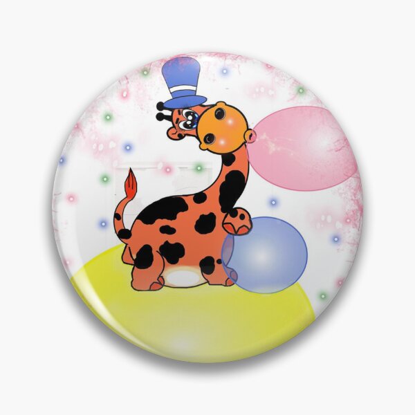 Item preview, Giraffe - Blowing bubbles  designed and sold by Shirley cute art .