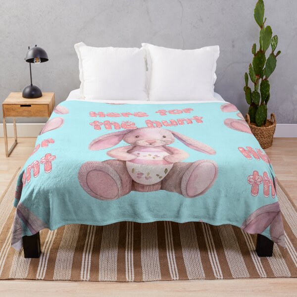 Item preview, cute pink bunny, watercolor, funny quote designed and sold by Mauswohn.