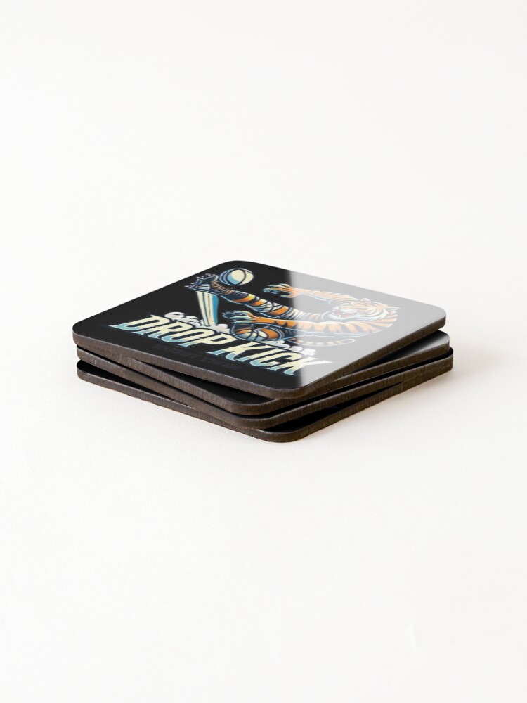 Thumbnail 4 of 5, Coasters (Set of 4), Tiger Rugby designed and sold by FineArtsPro.