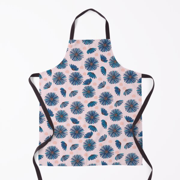 Artikelvorschau, Rosa und blaues Blumenmuster entworfen und verkauft von JBeeDesigns.