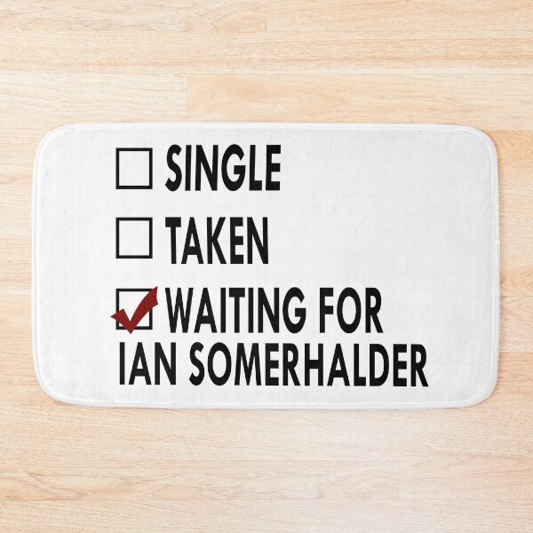Item preview, Waiting for Ian Somerhalder Black White designed and sold by Sasya.
