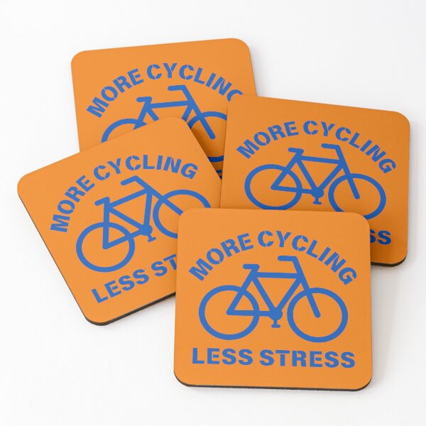 Item preview, More cycling less stress designed and sold by Rocklights.
