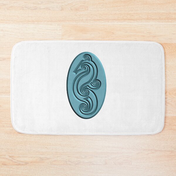 Item preview, Blue Seahorse Medallion designed and sold by 13E12T.