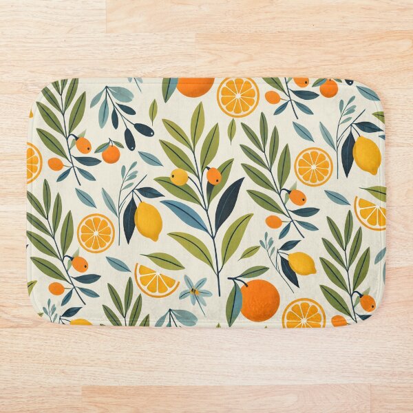 Item preview, Lemon Orchard Dream, Tropical Summer Vibes, Hand Drawn Citrus Pattern, Mediterranean Style Fruit Pattern  designed and sold by Kintsugi99.