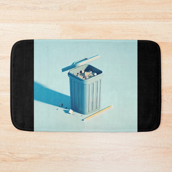 Item preview, Trash Bin Minimalism Art Style designed and sold by artofuniverse.