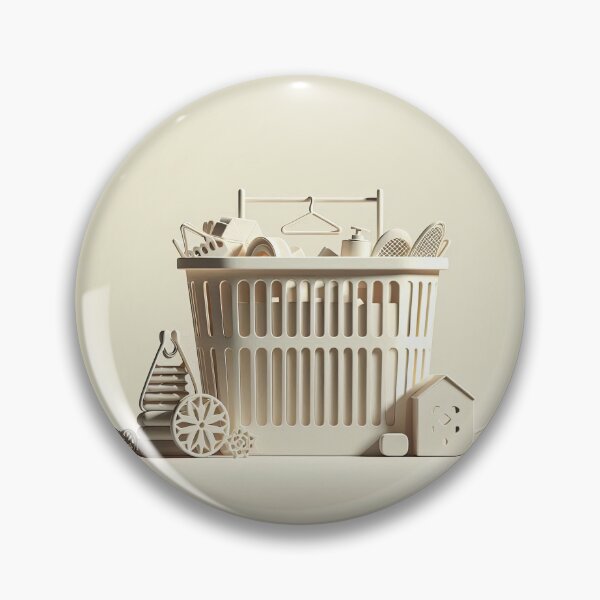Item preview, Laundry Basket Minimalism Art Style designed and sold by artofuniverse.