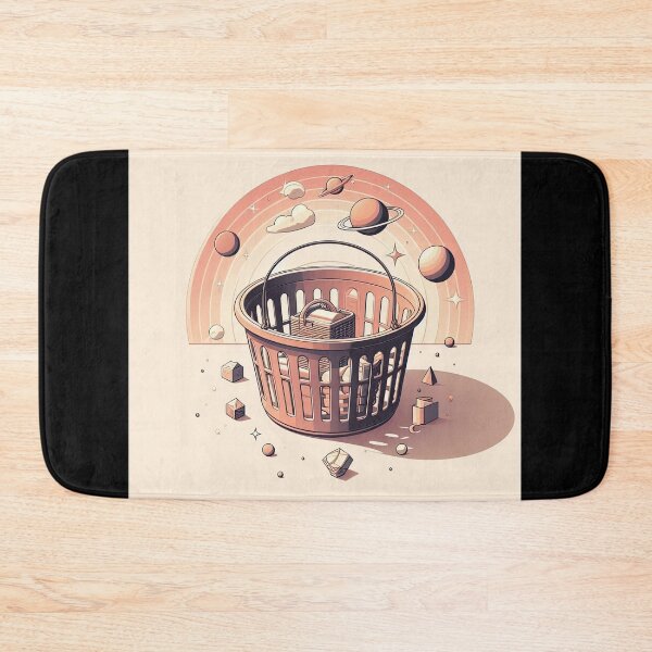 Item preview, Laundry Basket Minimalism Art Style designed and sold by artofuniverse.