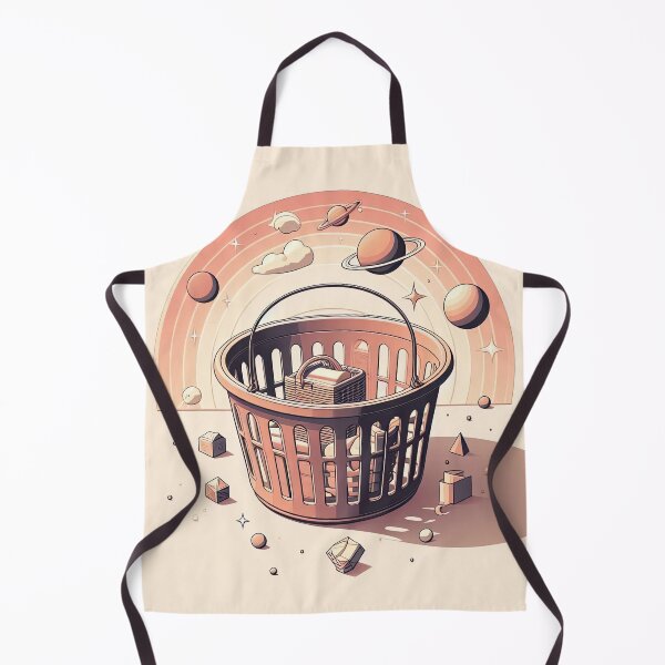 Item preview, Laundry Basket Minimalism Art Style designed and sold by artofuniverse.