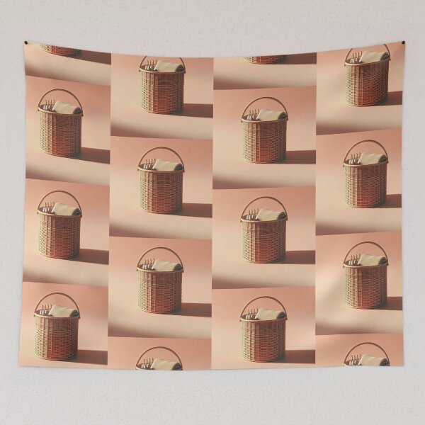 Item preview, Laundry Basket Minimalism Art Style designed and sold by artofuniverse.