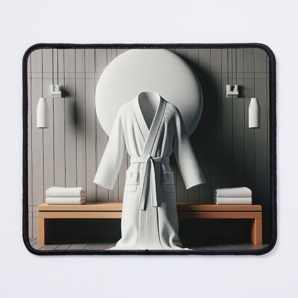 Item preview, Bathrobe Minimalism Art Style designed and sold by artofuniverse.