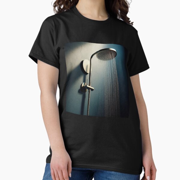 Artikel-Vorschau von Duschkopf im minimalistischen Kunststil, designt und verkauft von artofuniverse.