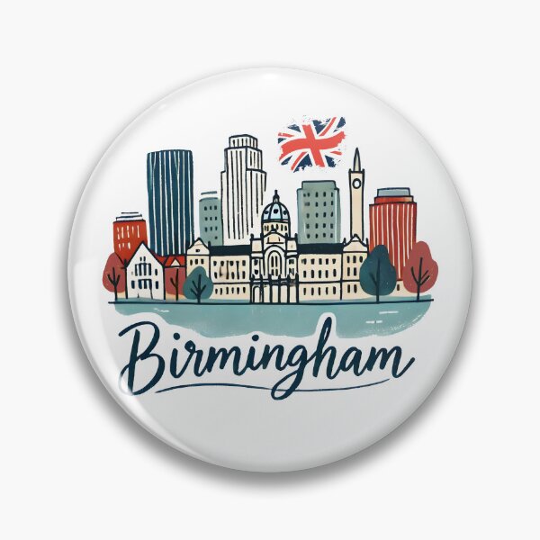 Item preview, Birmingham England UK designed and sold by WanderlustCoCo.