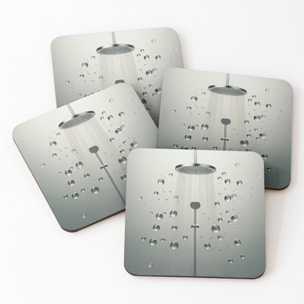 Item preview, Shower Head Minimalism Art Style designed and sold by artofuniverse.