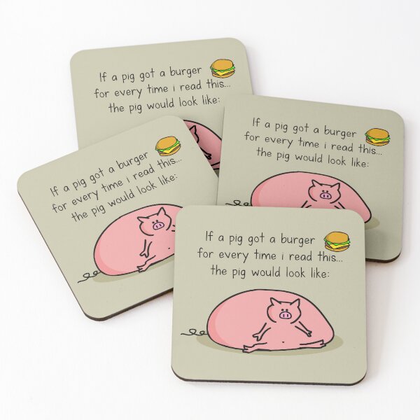 Item preview, Burger pig designed and sold by hungryfatcat.