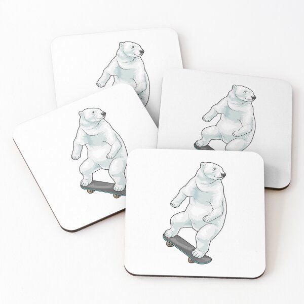 Item preview, Polar bear Skater Skateboard designed and sold by Snabdesign84.