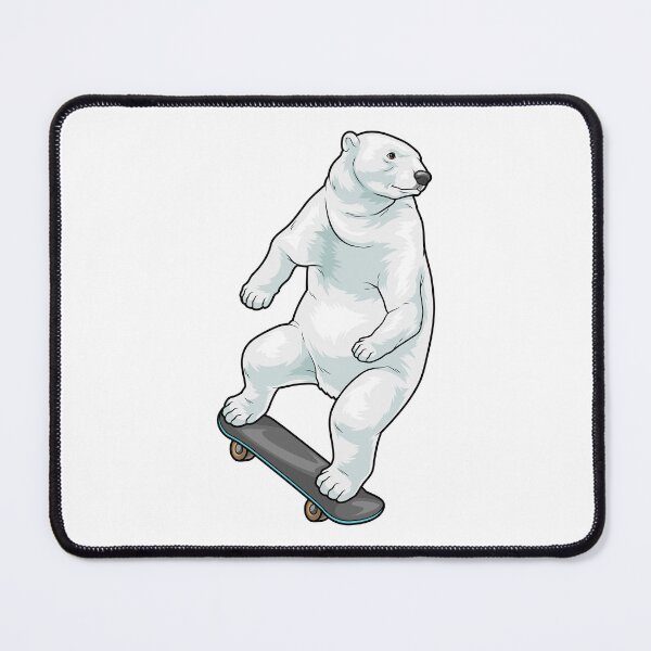Item preview, Polar bear Skater Skateboard designed and sold by Snabdesign84.