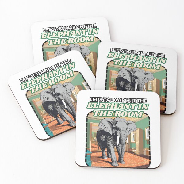 Item preview, Let's Talk About the Elephant in the Room designed and sold by FroggyFly Designs.