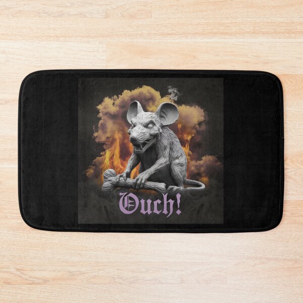 Item preview, Cute, rebellious mouse in the middle of the fire designed and sold by ATOTI.