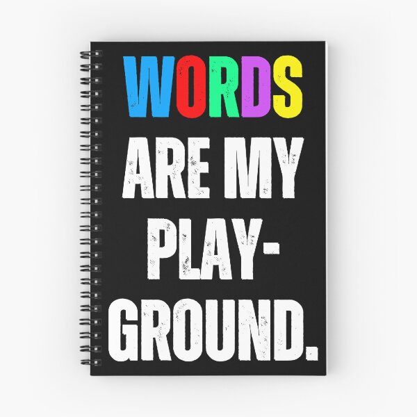 Item preview, Nerdy Quote Words are my playground word nerd day gift designed and sold by SlocifieShop.