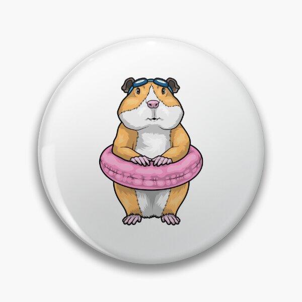 Item preview, Guinea pig Swimming Lifebuoy designed and sold by Snabdesign84.